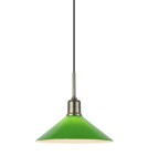 Single pendant lamps - Markslojd VELA Hanging 1L Antique Brass/Green 108868 - product 1