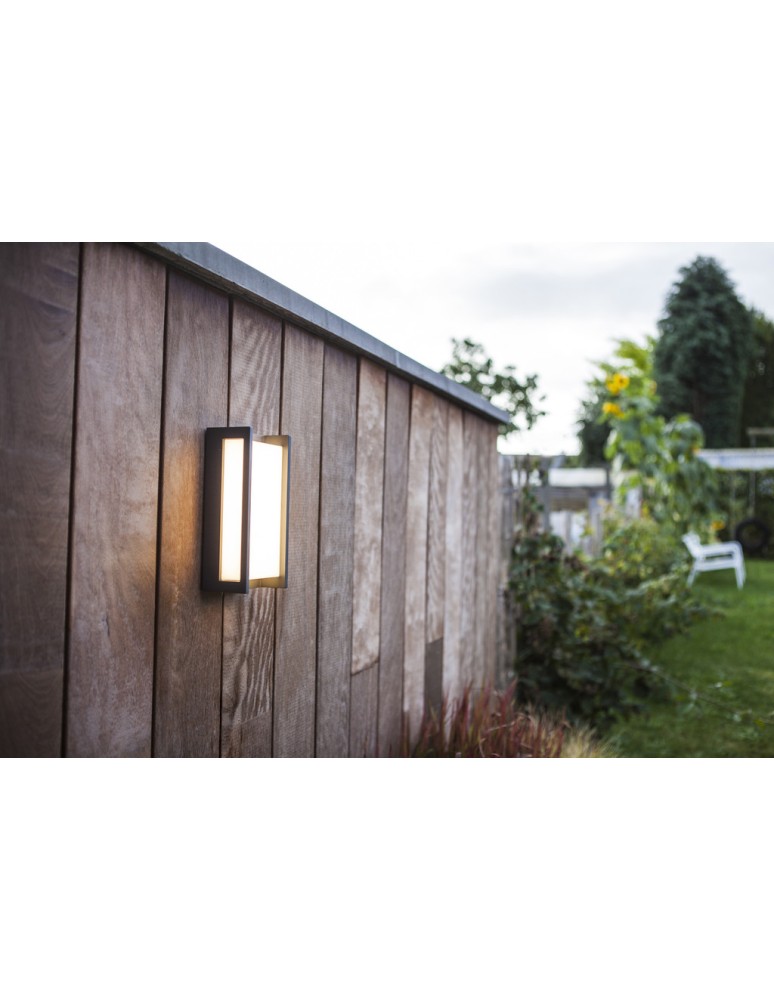 Outdoor wall lamps - Lutec QUBO Wall LED Anthracite 5193001118 - product kolory-swiatla.pl 2