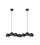 Pendant lamps over the island - Markslojd CUPOLO Hanging 7L Black Sand 108860 - product 1