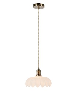 Markslojd KURAGE Pendant 1L Antique Brass/White 108857