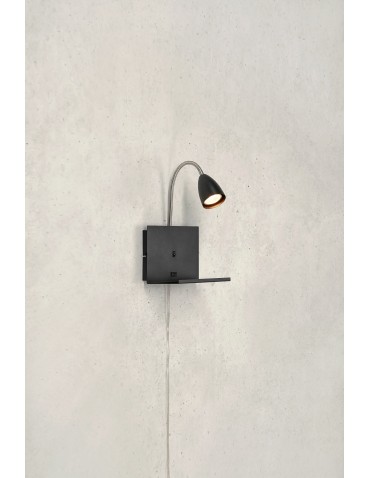 Markslojd CUARTO Wall mounted 1L Black 108855 - product 2