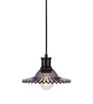 Single pendant lamps - Markslojd NOVIA Pendant 1L Black/Smoky 108854 - product 1