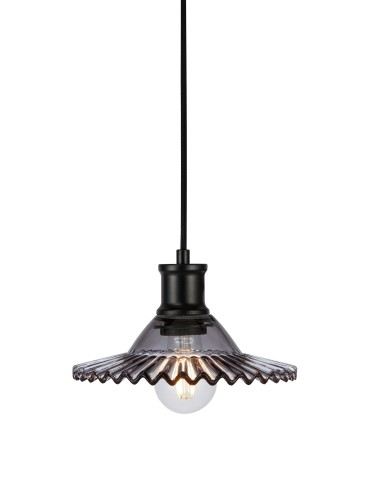Markslojd NOVIA Pendant 1L Black/Smoky 108854