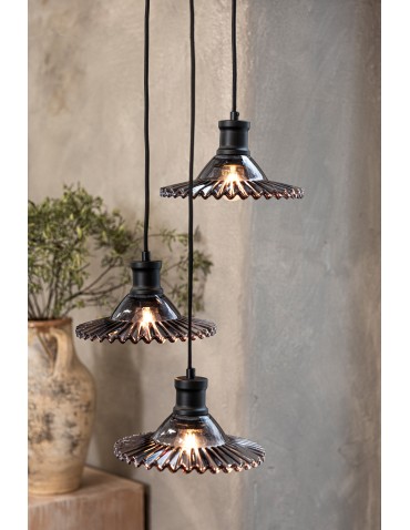 Markslojd NOVIA Pendant 3L Black/Smoky 108853 - product 2