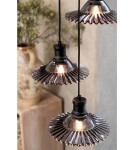 Triple pendant lamps - Markslojd NOVIA Pendant 3L Black/Smoky 108853 - product 4