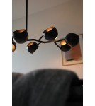 Scandinavian style pendant lamps - Markslojd EDGAR Pendant 8L Black 108852 - product 2