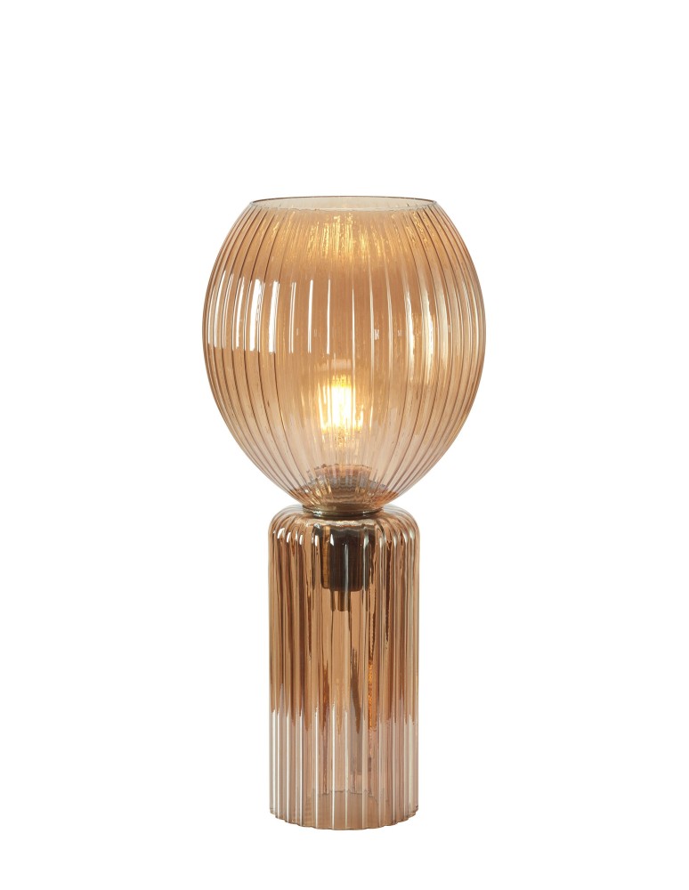 Scandinavian style table lamps - Markslojd TOULIPA Table 1L Amber 108851 - product kolory-swiatla.pl 1