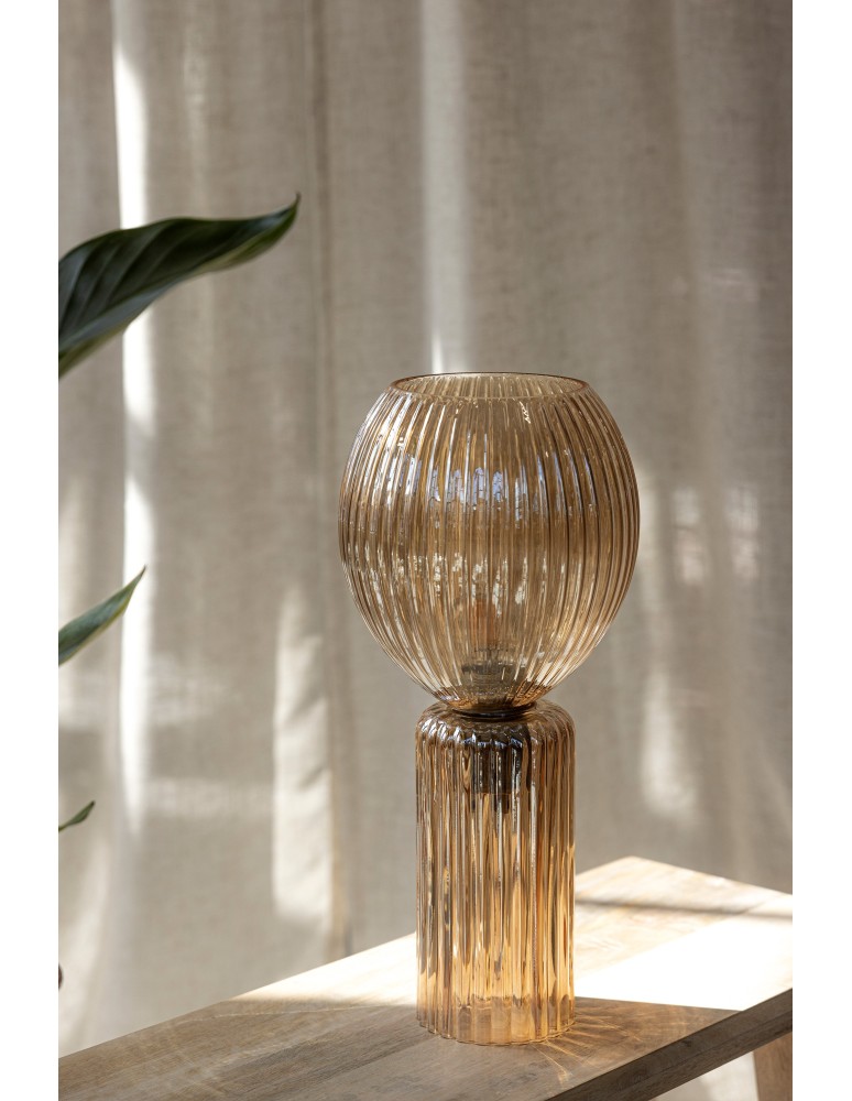 Scandinavian style table lamps - Markslojd TOULIPA Table 1L Amber 108851 - product kolory-swiatla.pl 2