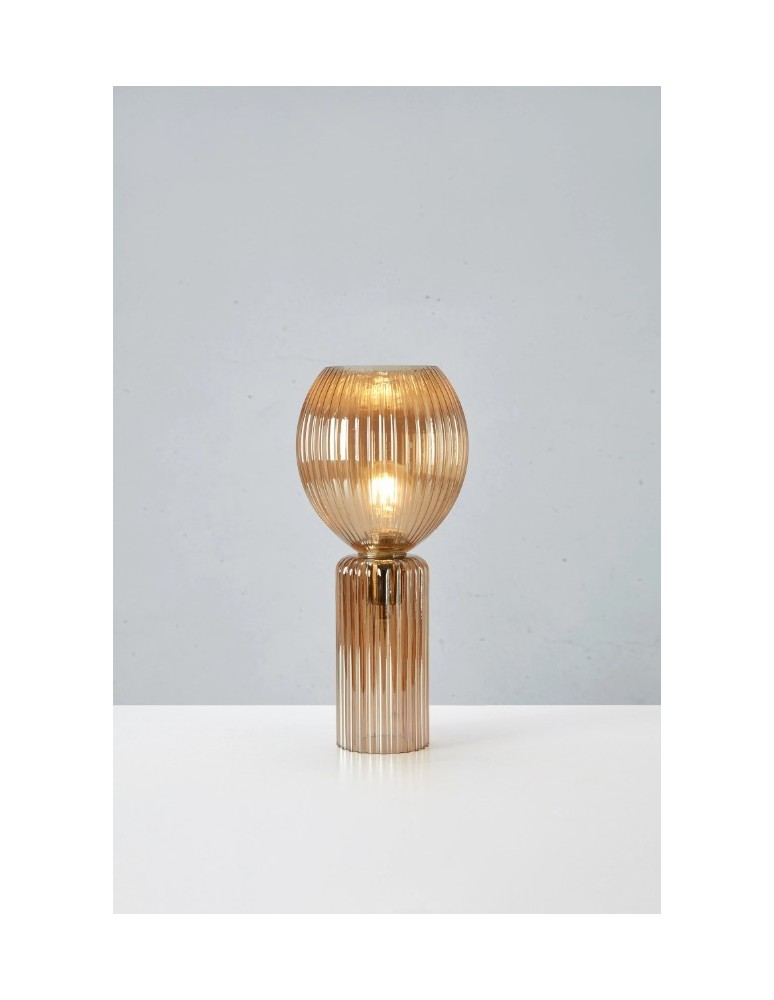 Scandinavian style table lamps - Markslojd TOULIPA Table 1L Amber 108851 - product kolory-swiatla.pl 3