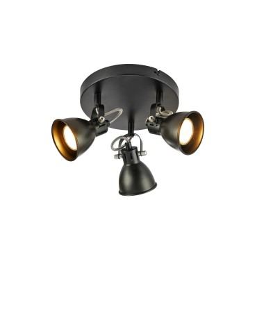 Markslojd MION Ceiling 3L Black Mat 108847