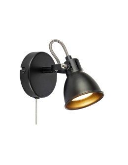 Markslojd MION Wall Mount 1L Black Mat 108846