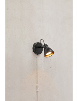 Markslojd MION Ścienna 1L Czarny Mat 108846 - produkt 2