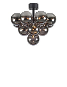 Markslojd MERLOT Ceiling Light 13L Black Matte/Smoky 108845