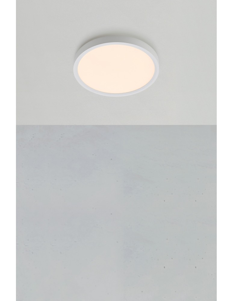 Bathroom ceiling lamps - Markslojd PUNTO Ceiling 23 White IP44 108843 - product kolory-swiatla.pl 2