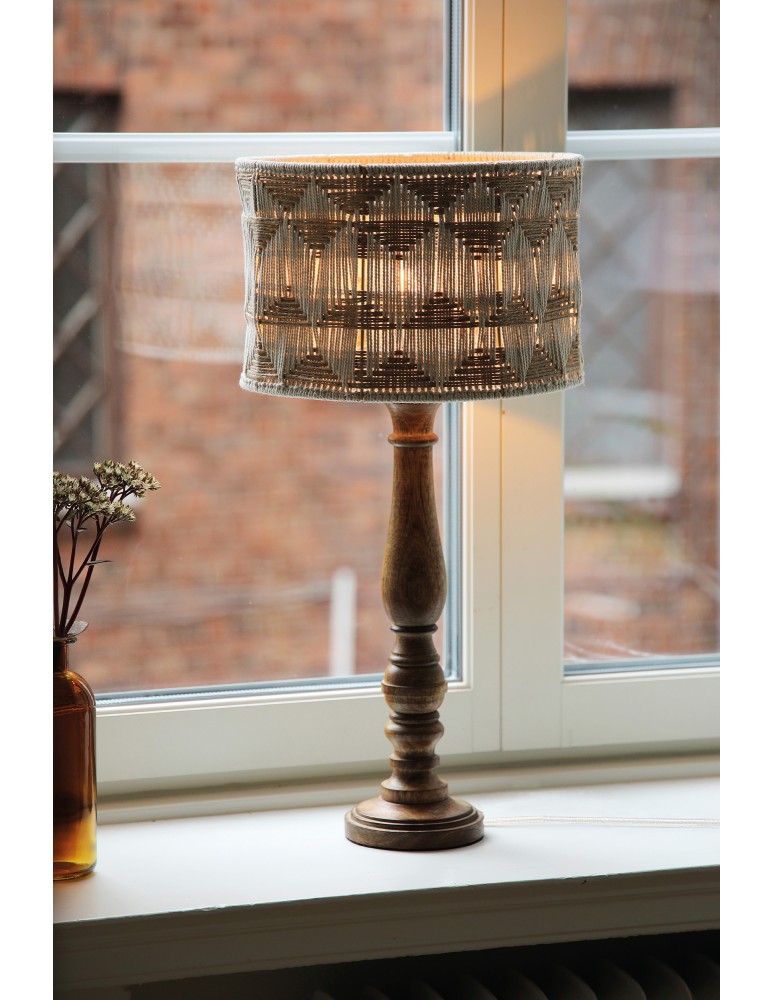 Retro table lamps - Markslojd ANO Table 1L 62.5cm Beige/Nougat/Brown 108827 - product kolory-swiatla.pl 2