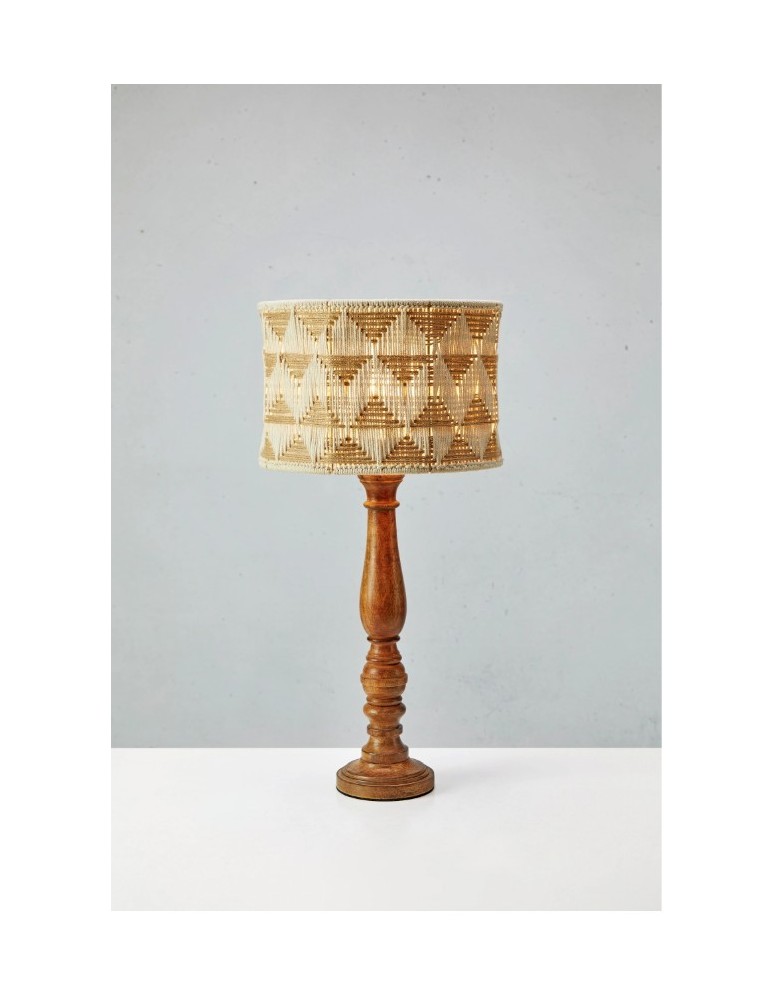 Retro table lamps - Markslojd ANO Table 1L 62.5cm Beige/Nougat/Brown 108827 - product kolory-swiatla.pl 4