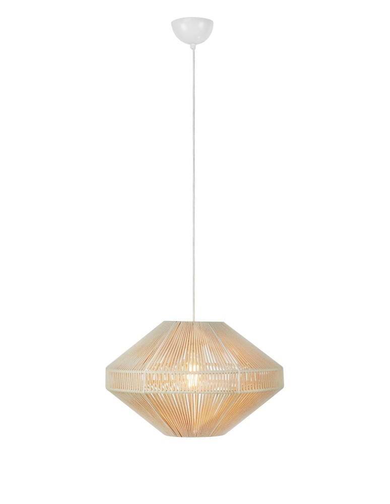 Boho pendant lamps - Markslojd RAZZO Hanging 1L Beige 108823 - product kolory-swiatla.pl 1