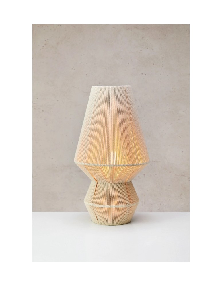 Boho table lamps - Markslojd RAZZO Table 1L 54cm Beige 108822 - product kolory-swiatla.pl 4
