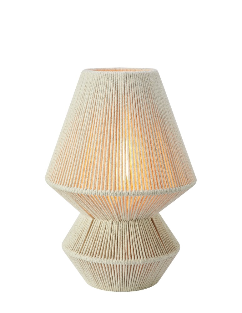 Boho table lamps - Markslojd RAZZO Table 1L 34cm Beige 108821 - product kolory-swiatla.pl 1