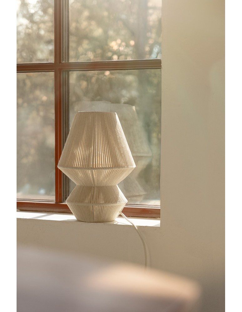 Boho table lamps - Markslojd RAZZO Table 1L 34cm Beige 108821 - product kolory-swiatla.pl 2