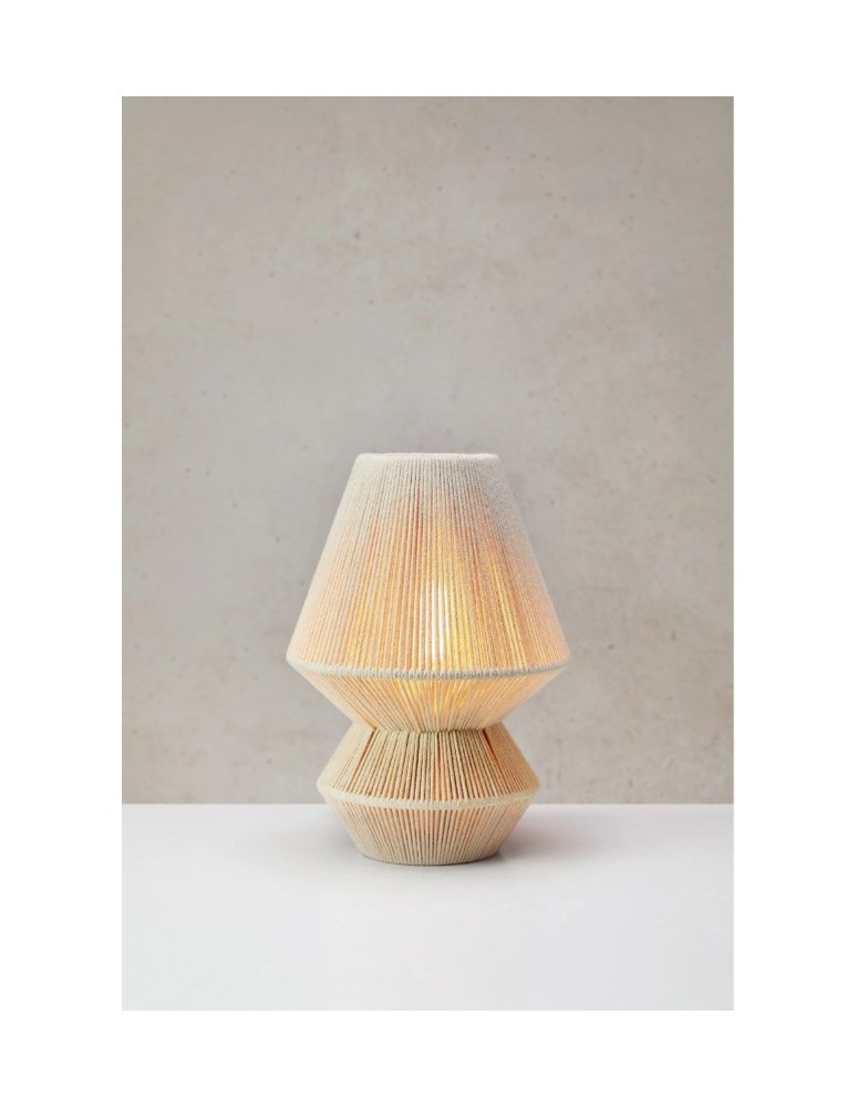 Boho table lamps - Markslojd RAZZO Table 1L 34cm Beige 108821 - product kolory-swiatla.pl 5