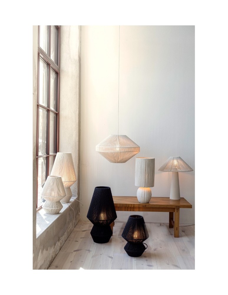 Boho table lamps - Markslojd RAZZO Table 1L 34cm Beige 108821 - product kolory-swiatla.pl 3