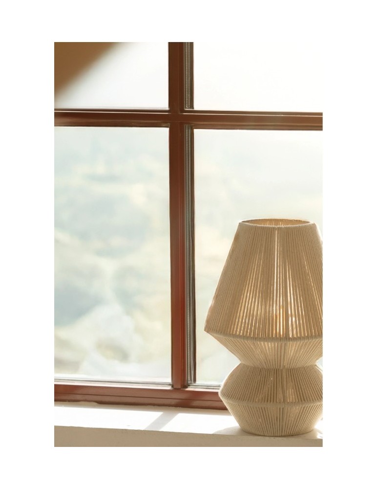 Boho table lamps - Markslojd RAZZO Table 1L 34cm Beige 108821 - product kolory-swiatla.pl 4