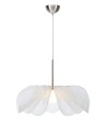 Markslojd STYRKA Pendant 1L 75cm Satin Nickel/White 108818