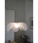 Boho pendant lamps - Markslojd STYRKA Pendant 1L 75cm Satin Nickel/White 108818 - product 3