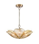 Brass chandeliers - CosmoLight WELLINGTON pendant lamp P06333BR Brass  - product 1