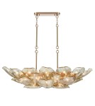 Brass chandeliers - CosmoLight WELLINGTON pendant lamp P26364BR Brass  - product 1
