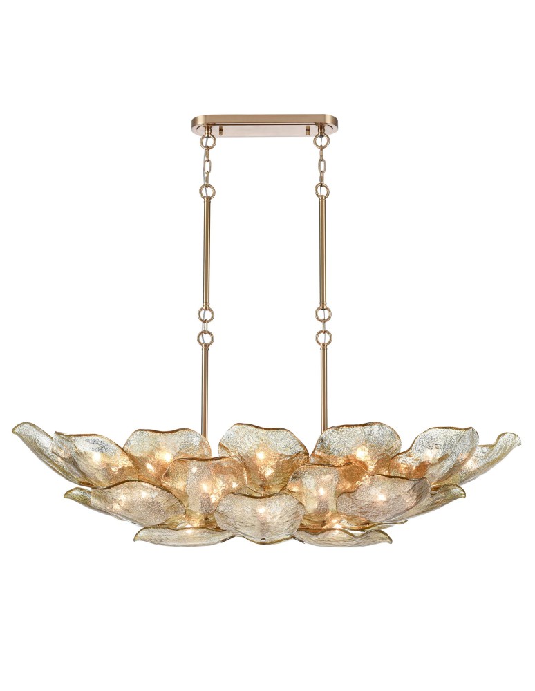 Brass chandeliers - CosmoLight WELLINGTON pendant lamp P26364BR Brass  - product kolory-swiatla.pl 1
