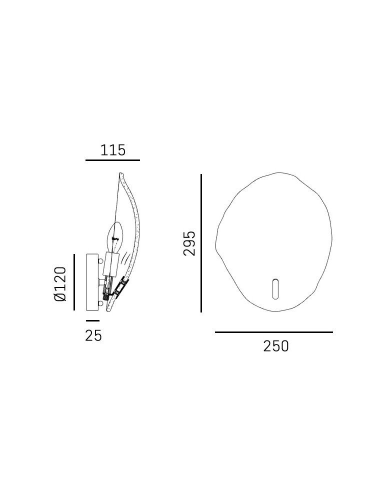 Wall lamps in brass - CosmoLight Wall lamp WELLINGTON W01371BR Brass  - product kolory-swiatla.pl 2
