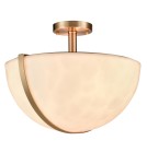 Ceiling lamps in brass - CosmoLight Plafond DRAYTON C03395BR Brass  - product 1