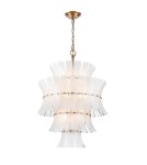 Glamour chandeliers - CosmoLight LANCASTER pendant lamp P13449BR Brass  - product 1