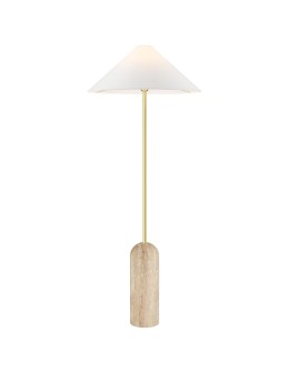 CosmoLight LOXLEY standing lamp F01463BR-WH Brass 