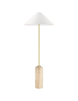 CosmoLight LOXLEY standing lamp F01463BR-WH Brass  - product 2