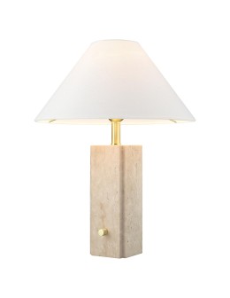 CosmoLight ORLEANS Table Lamp T01470BR-WH Brass 