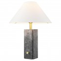 CosmoLight Lampa stołowa ORLEANS T01487BR-WH Mosiądz 
