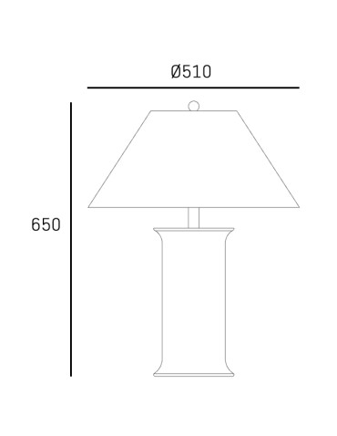 CosmoLight Lampa stołowa MONROE T01869BR-WH - produkt 2