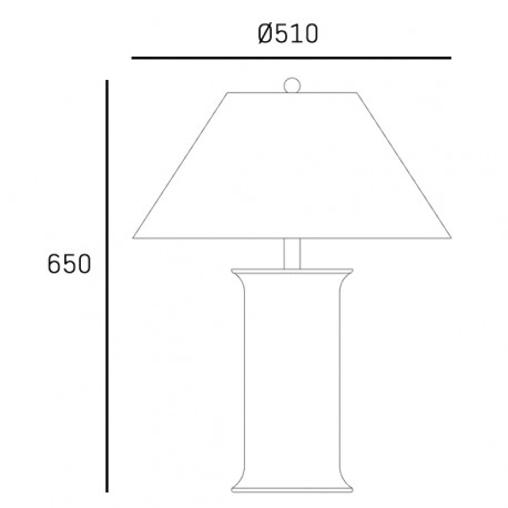 CosmoLight Lampa stołowa MONROE T01869BR-WH