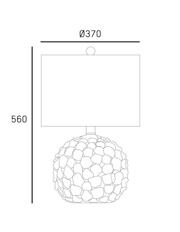 CosmoLight Lampa stołowa KOTOR T01030BR-WH - produkt 2