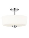 CosmoLight Plafond ASPEN C03347CH Silver. 