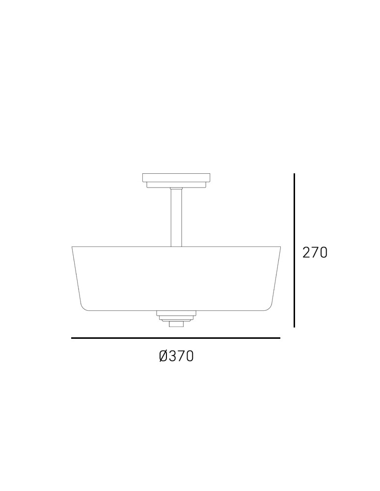 Classic ceiling lamps - CosmoLight Plafond ASPEN C03347CH Silver.  - product kolory-swiatla.pl 2