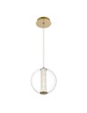 Quintiesse Lampa wisząca Atomo - 1 źródło światła - Szczotkowane złoto QN-ATOMO-1P-BG