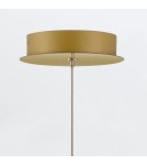 Quintiesse Lampa wisząca Atomo - 1 źródło światła - Szczotkowane złoto QN-ATOMO-1P-BG
