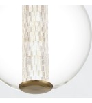 Quintiesse Lampa wisząca Atomo - 1 źródło światła - Szczotkowane złoto QN-ATOMO-1P-BG