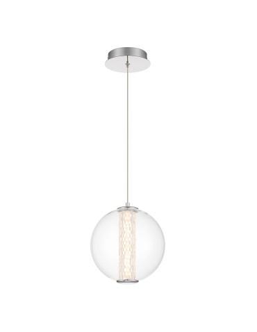 Quintiesse Lampa wisząca Atomo - 1 źródło światła - Polerowany chrom QN-ATOMO-1P-PC