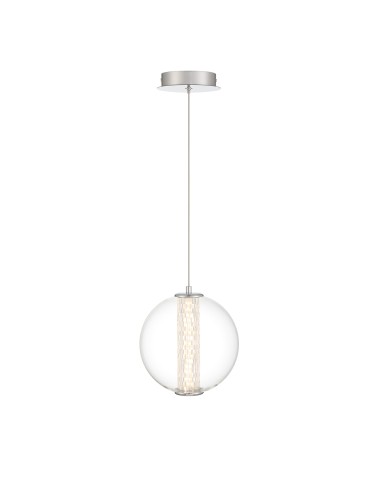 Quintiesse Atomo pendant lamp - 1 light source - Polished chrome Elstead Lighting QN-ATOMO-1P-PC - product 2