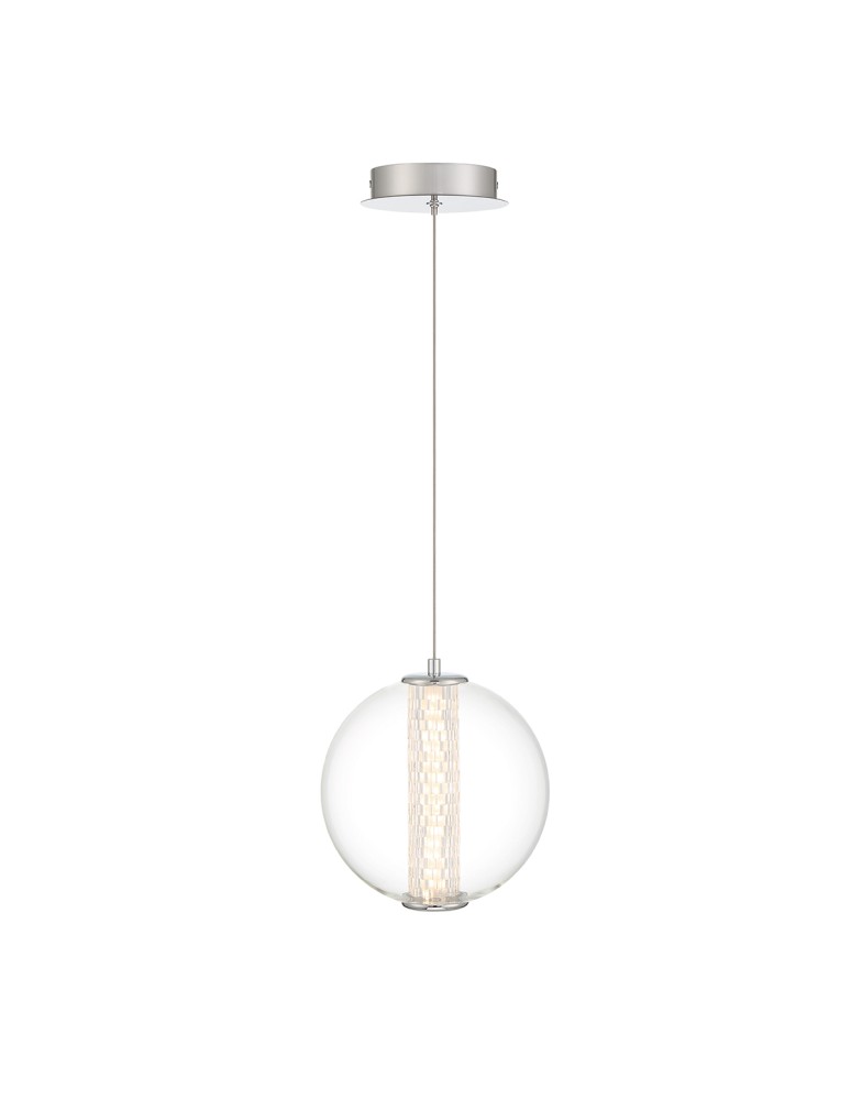 Quintiesse Lampa wisząca Atomo - 1 źródło światła - Polerowany chrom QN-ATOMO-1P-PC